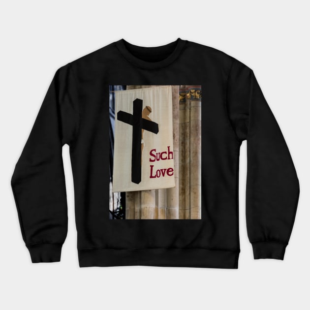 Holy Trinity Church ceiling-such love Crewneck Sweatshirt by jasminewang